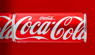 Canette de Coca-Cola, illustration d'une marque semi-figurative